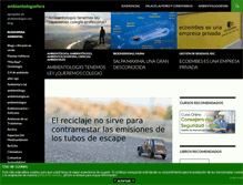 Tablet Screenshot of ambientologosfera.es
